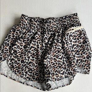 Leopard Print Women's Shorts